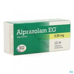 Alprazolam behoort tot de benzodiazepinen. Het werkt rustgevend, spierontspannend en vermindert angstgevoelens.