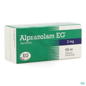 Alprazolam behoort tot de benzodiazepinen. Het werkt rustgevend, spierontspannend en vermindert angst gevoelens.